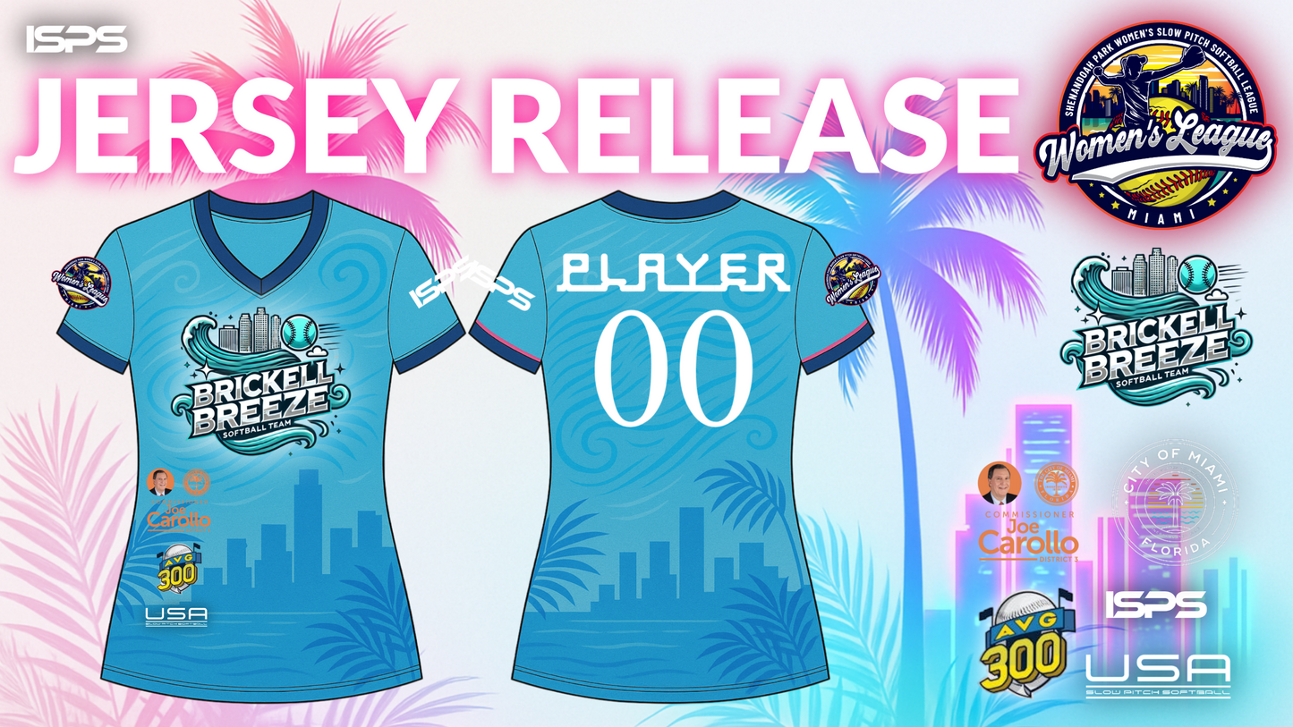 BRICKELL BREEZE Limited Edition FULL DYE Jersey Shirt