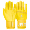 Jax Standout Yellow Strap Cuff Batting Gloves