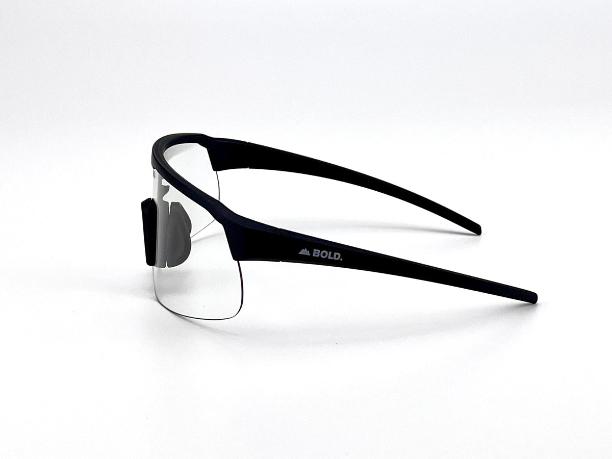 BOLD Zippy Photochromic Sunglasses – Rimless Light-Adaptive Eyewear