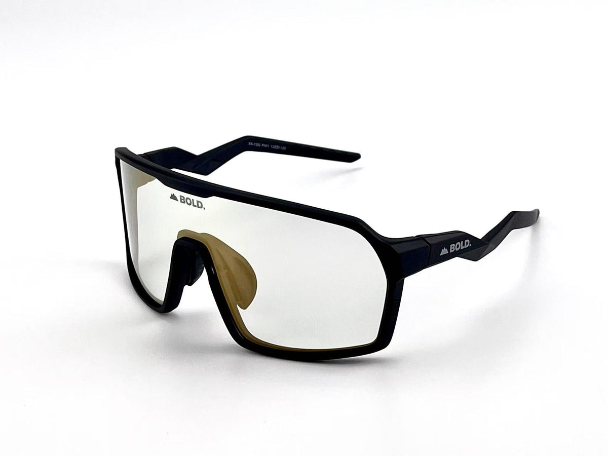 BOLD Glow Photochromic Sunglasses – Light-Adaptive Wraparound Eyewear