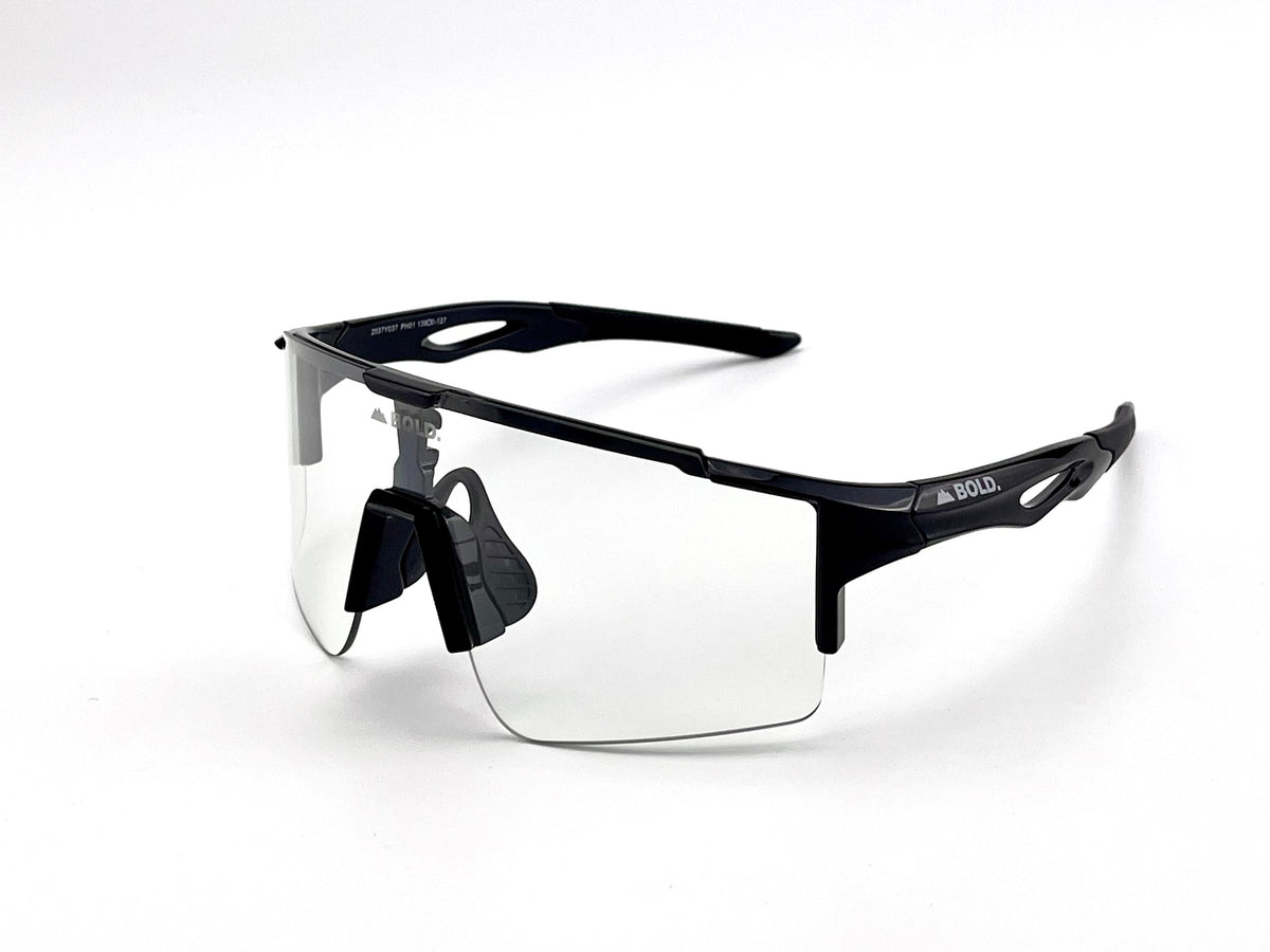 BOLD Wavelength Photochromic Sunglasses – Wraparound Light-Adaptive Eyewear