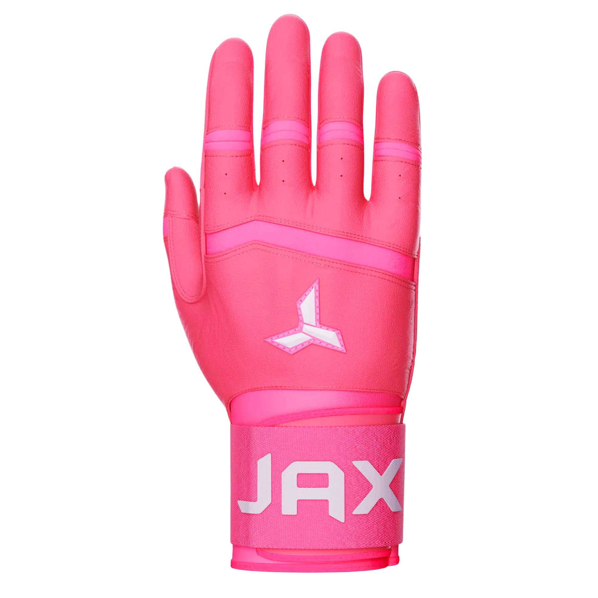Jax Pink Strap Cuff Batting Gloves