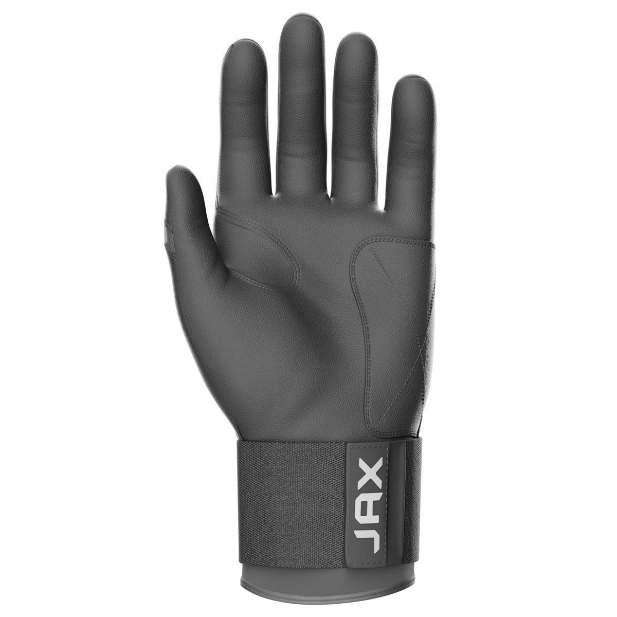 Jax Cool Grey Strap Cuff Batting Gloves