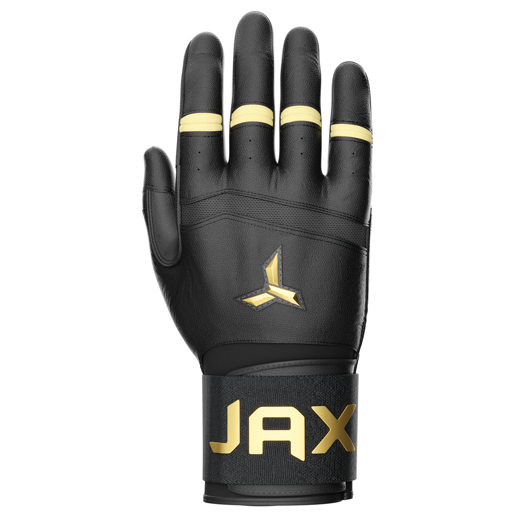 Jax Pure Gold Strap Cuff Batting Gloves