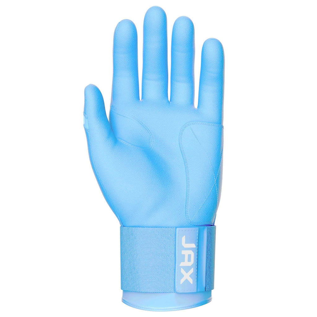 Jax Baby Blue Strap Cuff Batting Gloves