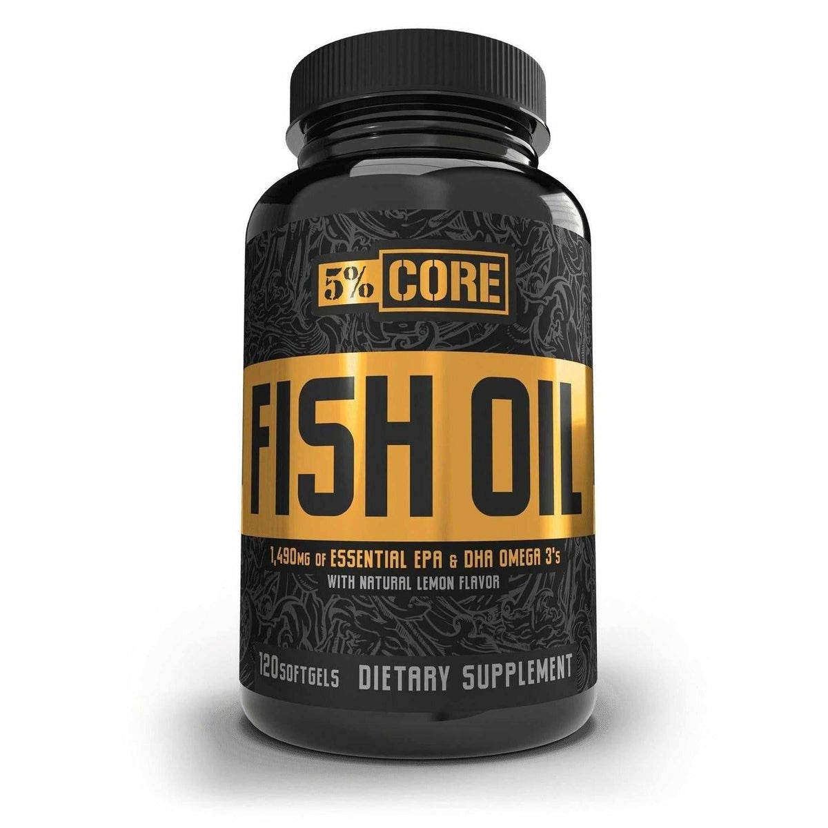 5% Nutrition Core Fish Oil - 120 Softgels