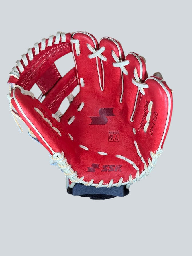 SSK Z7 Specialist 11.5” Baseball Glove – Red/Camel – Brand New – W/SSK BAG