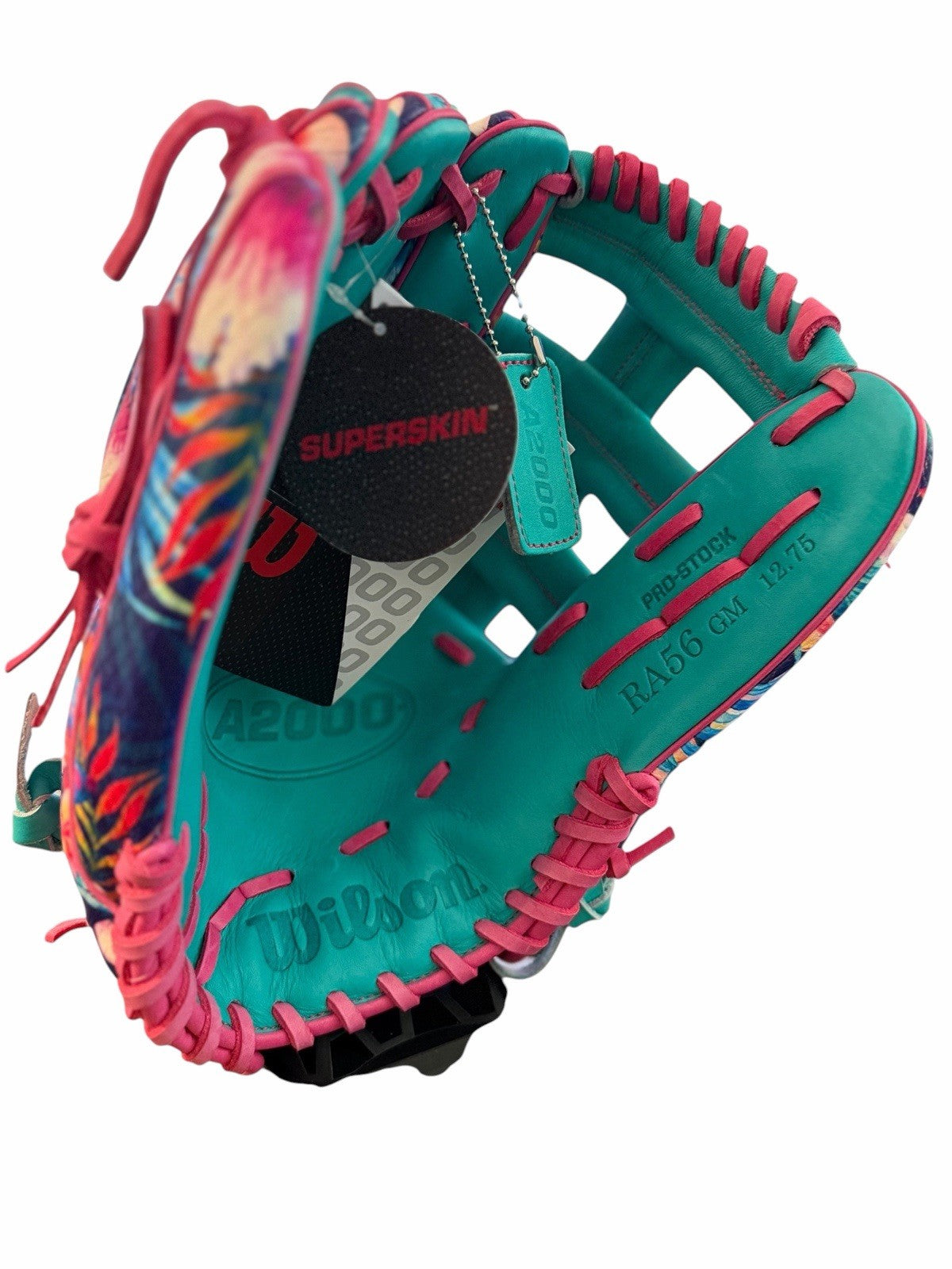 Wilson A2000 RA56 GM 12.75” LHT Outfield Glove – Tropical SuperSkin
