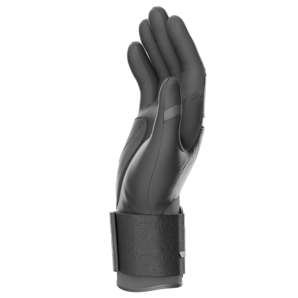 Jax Cool Grey Strap Cuff Batting Gloves
