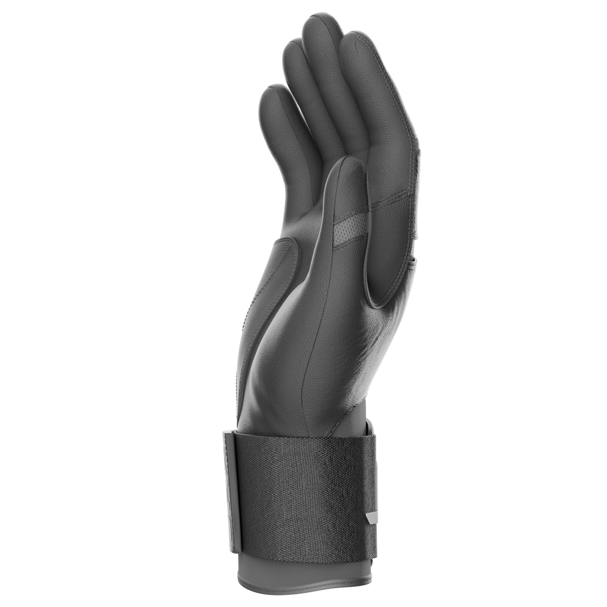 Jax Cool Grey Strap Cuff Batting Gloves