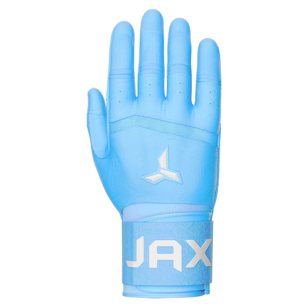 Jax Baby Blue Strap Cuff Batting Gloves