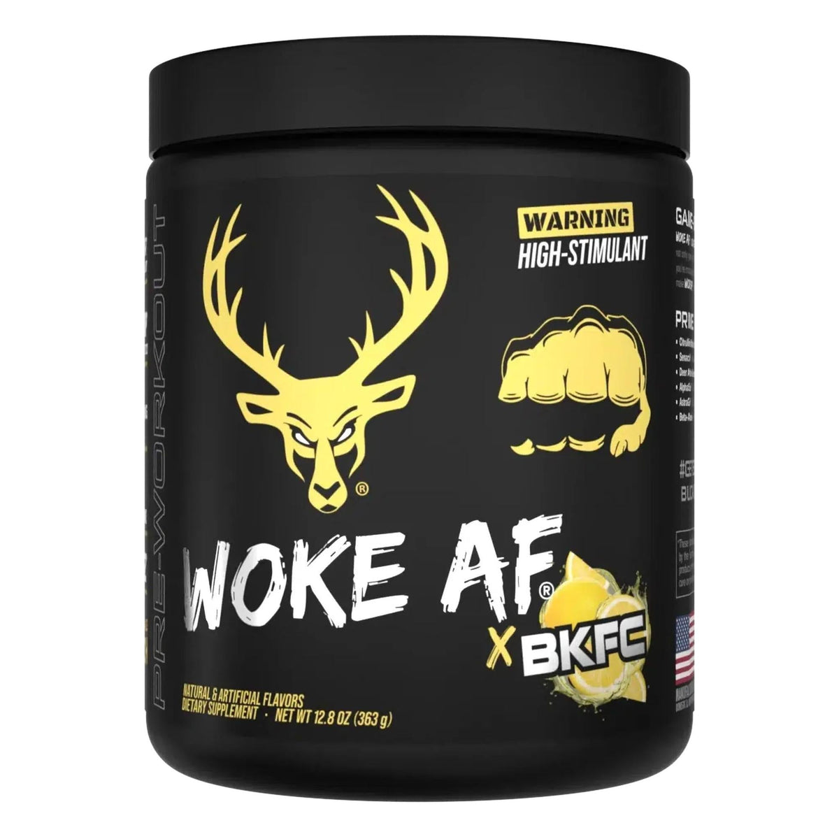 Bucked Up Woke AF High-Stimulant Pre-Workout