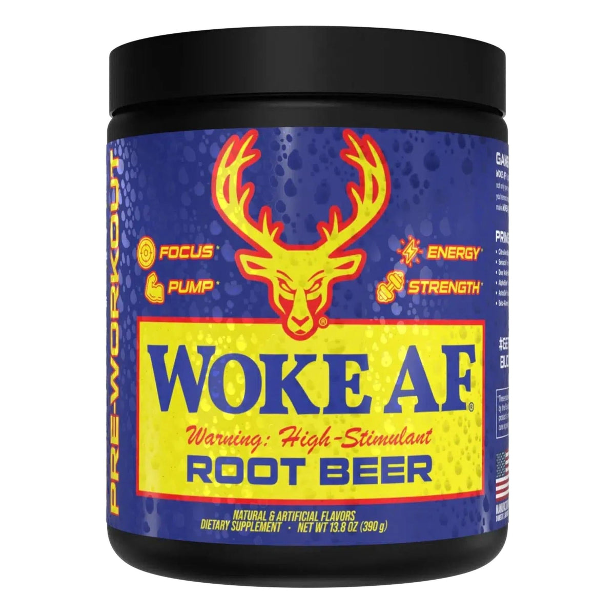 Bucked Up Woke AF High-Stimulant Pre-Workout