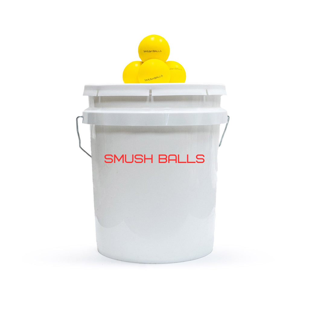 Smushballs Coaches Bucket Bundle – Limited-Flight Batting Practice Balls