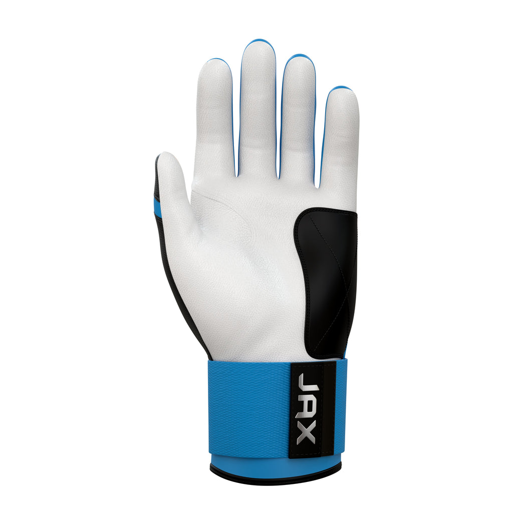 Jax Blue Raspberry Blast Strap Cuff Batting Gloves