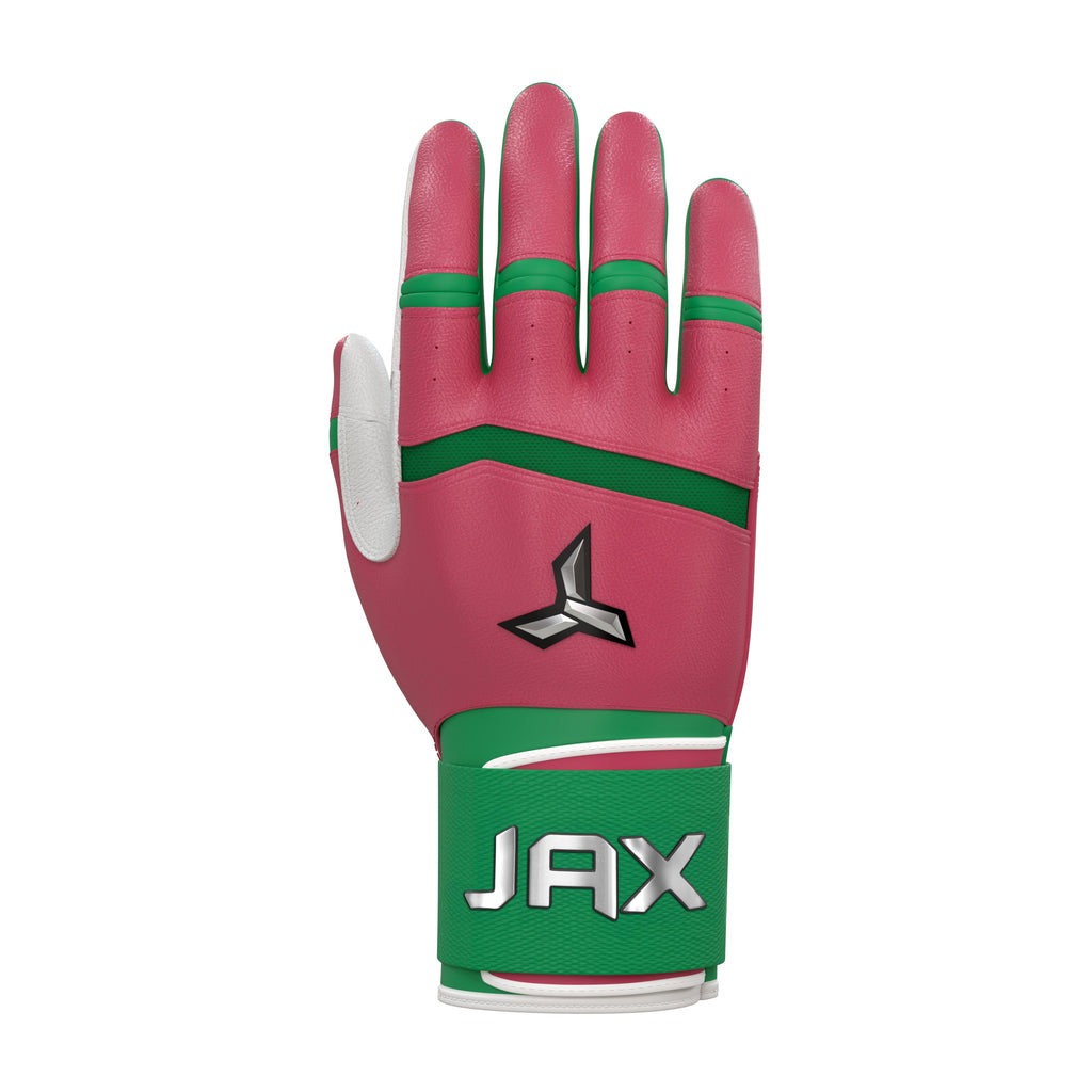 Jax Walk Off Watermelon Strap Cuff Batting Gloves