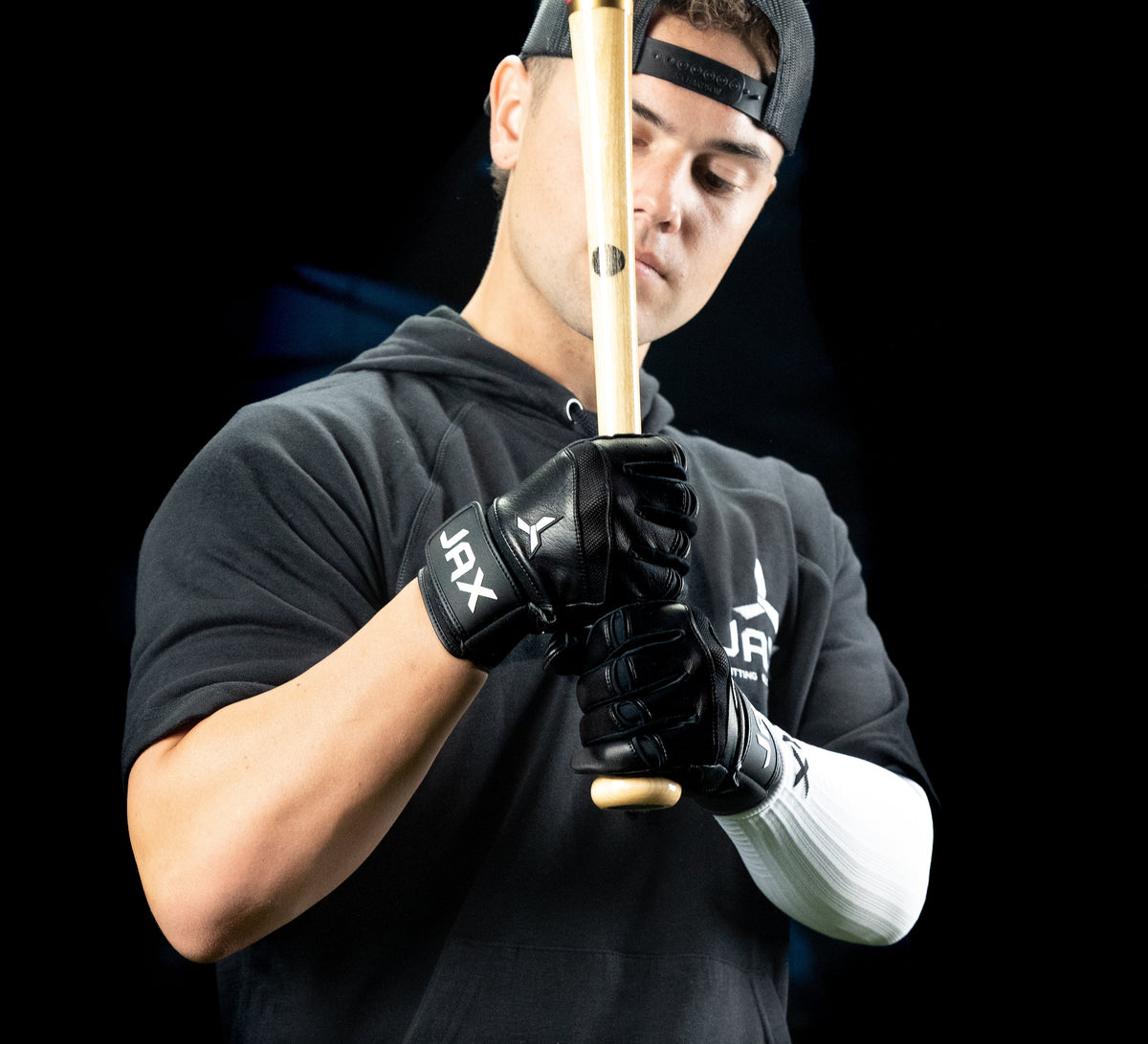 Jax White Compression Arm Sleeve