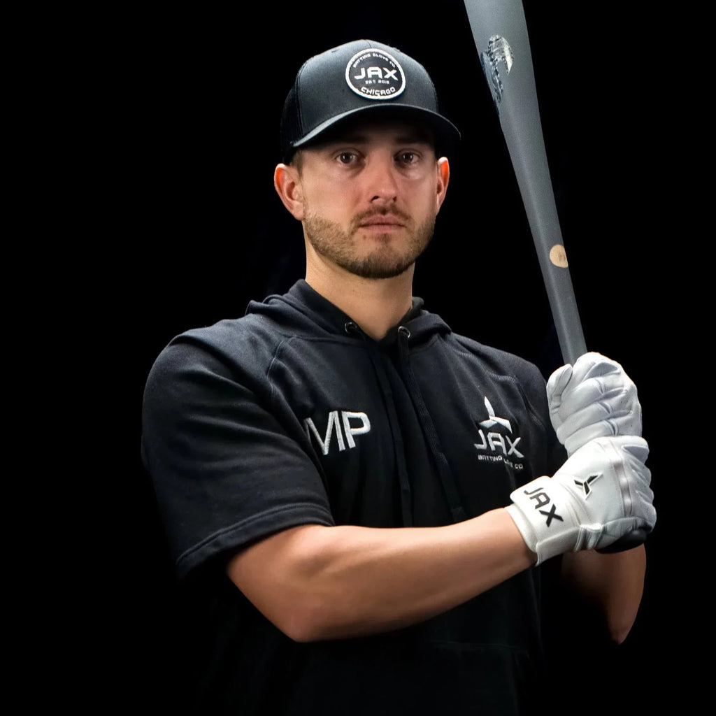 Jax Platinum White Pro Cuff Batting Gloves