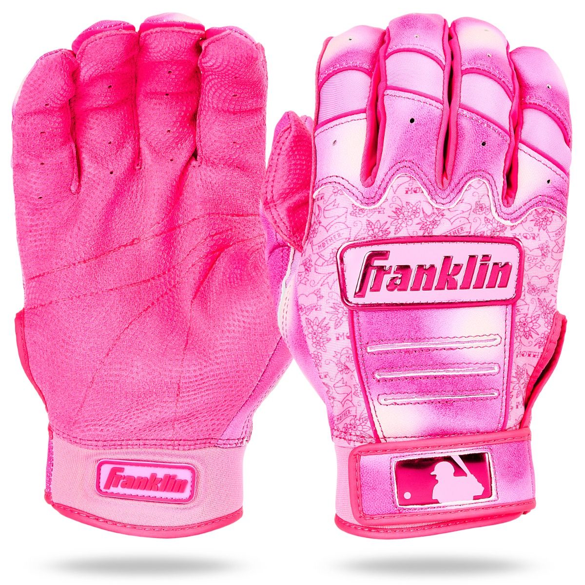 Franklin Pink “Mom” Batting Gloves – Cabretta Leather, Limited Edition Mother’s Day Tribute