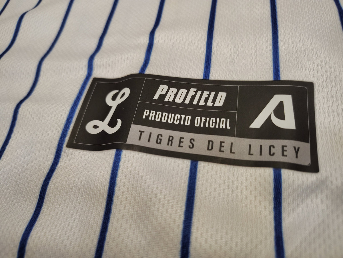 2025-2026 Official Licey Blue Pinstripe Jersey Arrieta - Men's Classic LIDOM Baseball