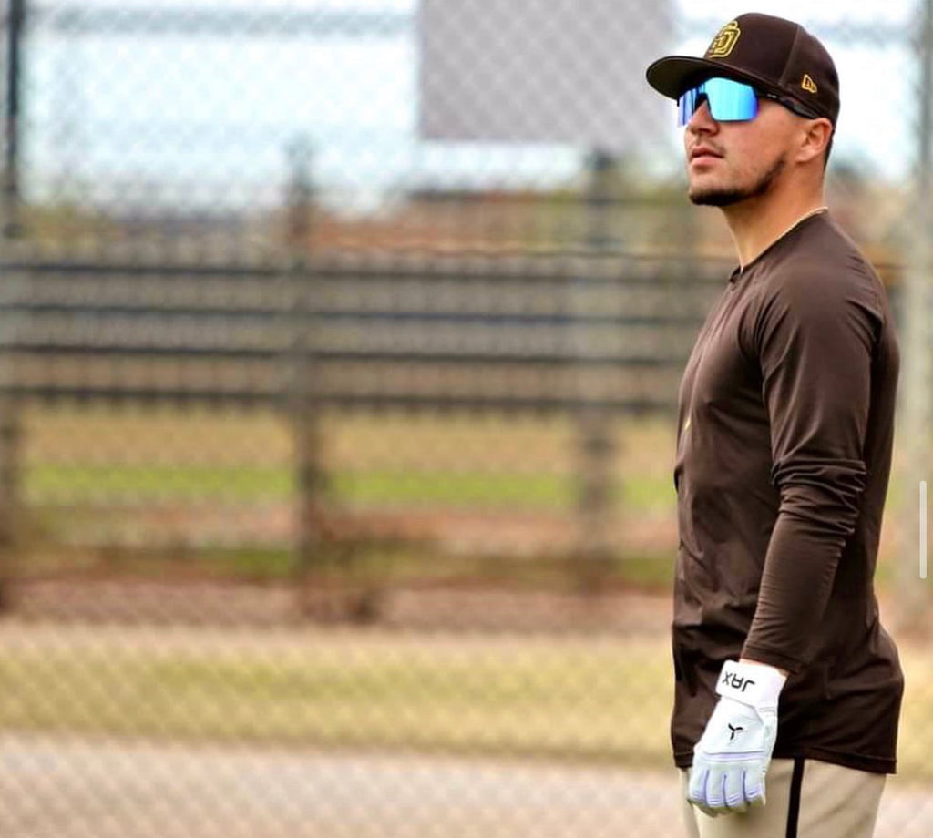 Jax Platinum White Pro Cuff Batting Gloves