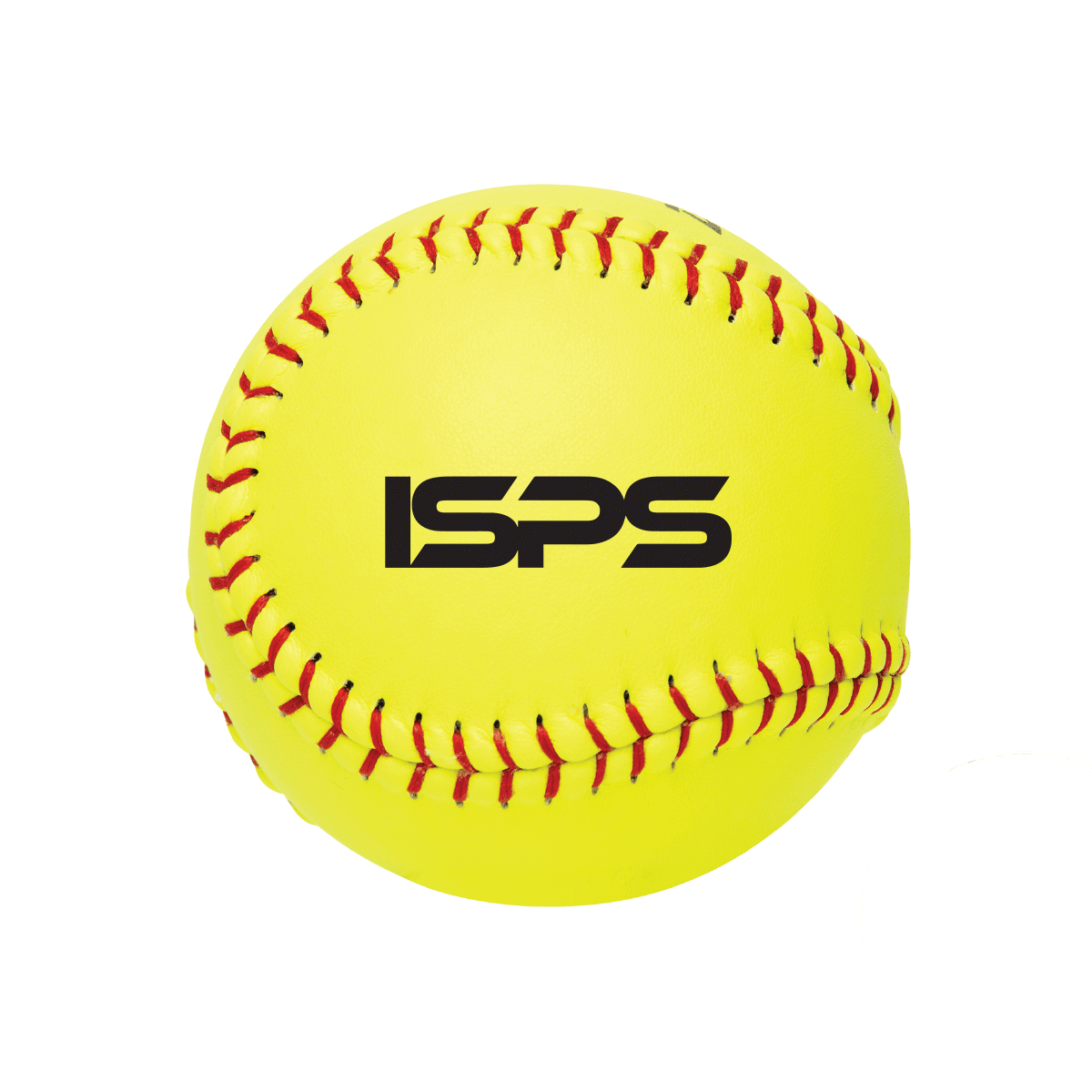 Side view of yellow ISPS slow-pitch softball