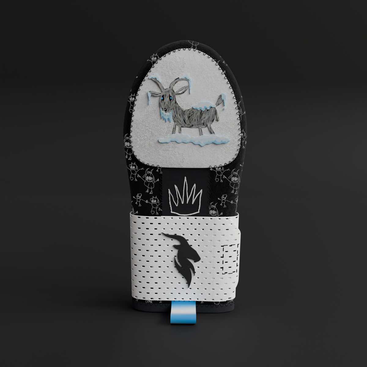 Goat’d Iced Out Sliding Mitt – Limited Collection