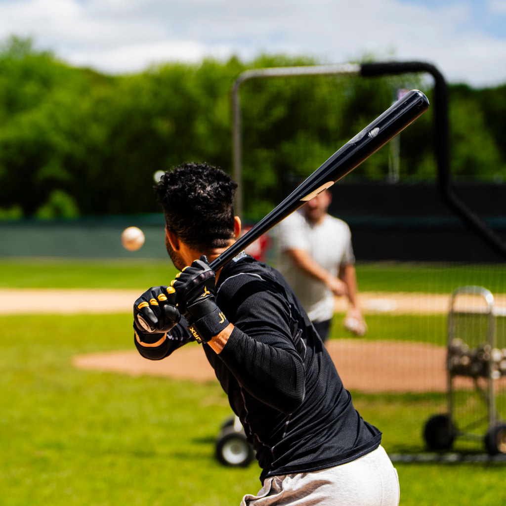 Jax Pure Gold Strap Cuff Batting Gloves