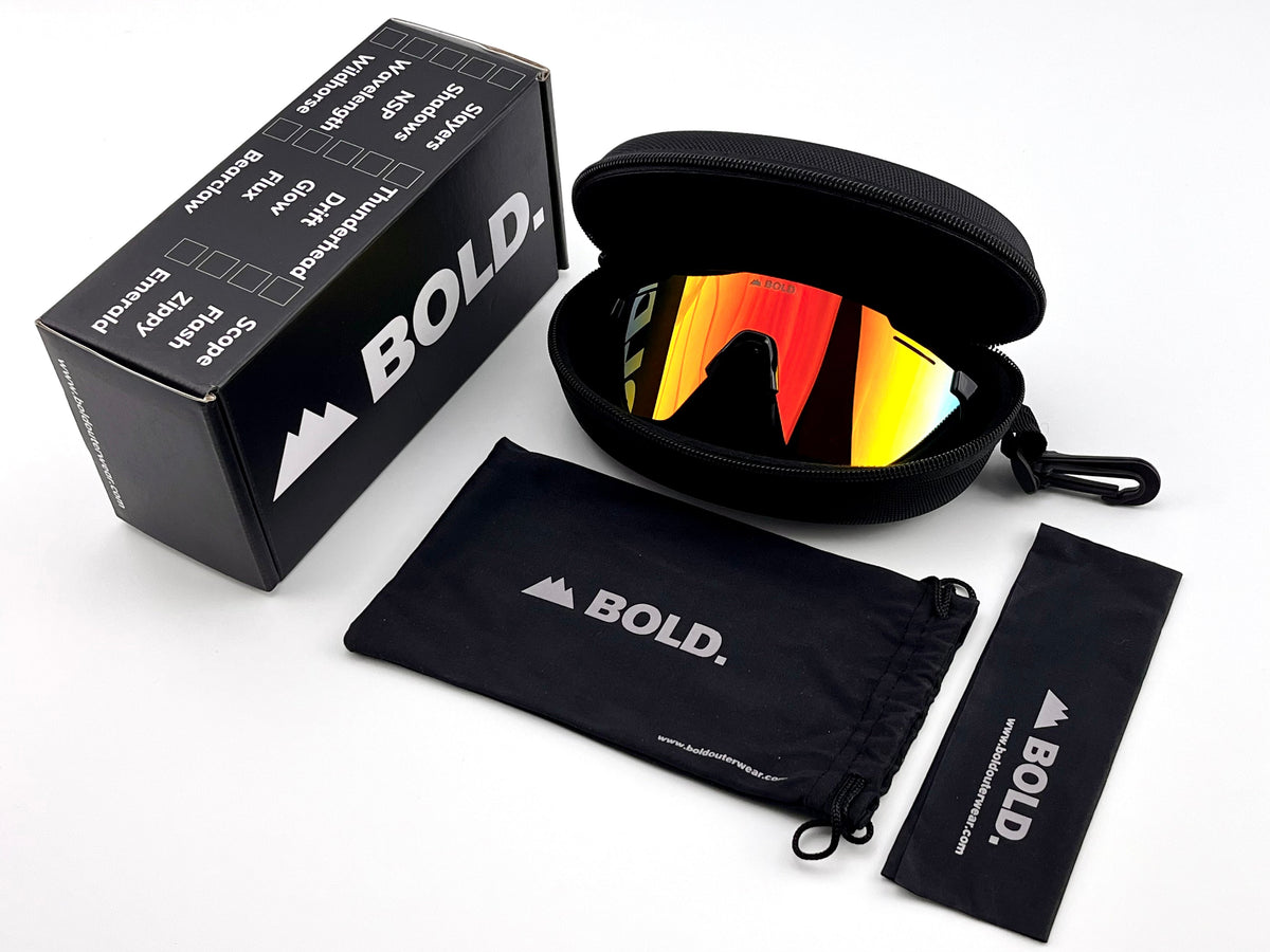 BOLD Scope Performance Sunglasses – Lightweight Sport Wrap Eyewear