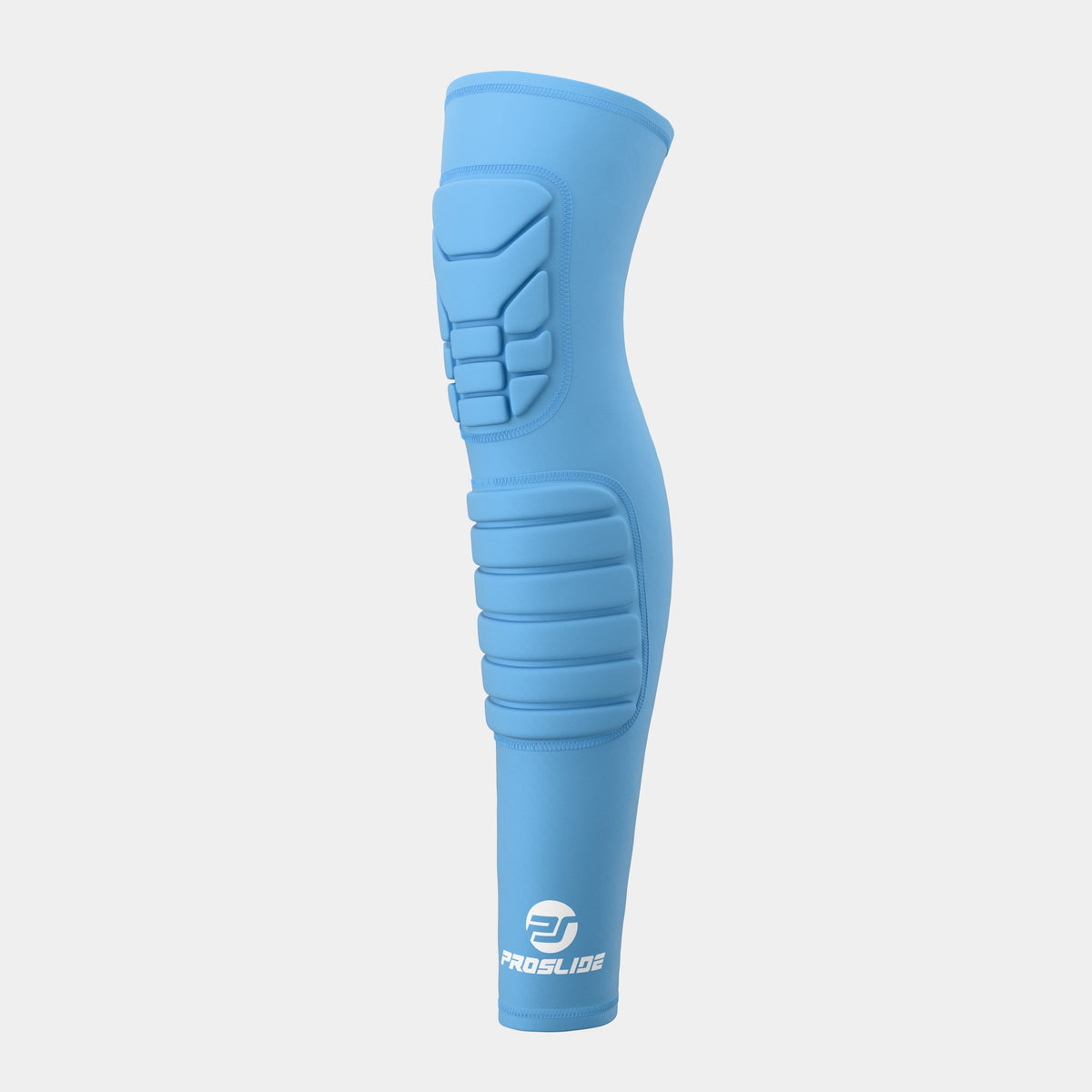 ProSlide sky blue padded shin and knee sleeve