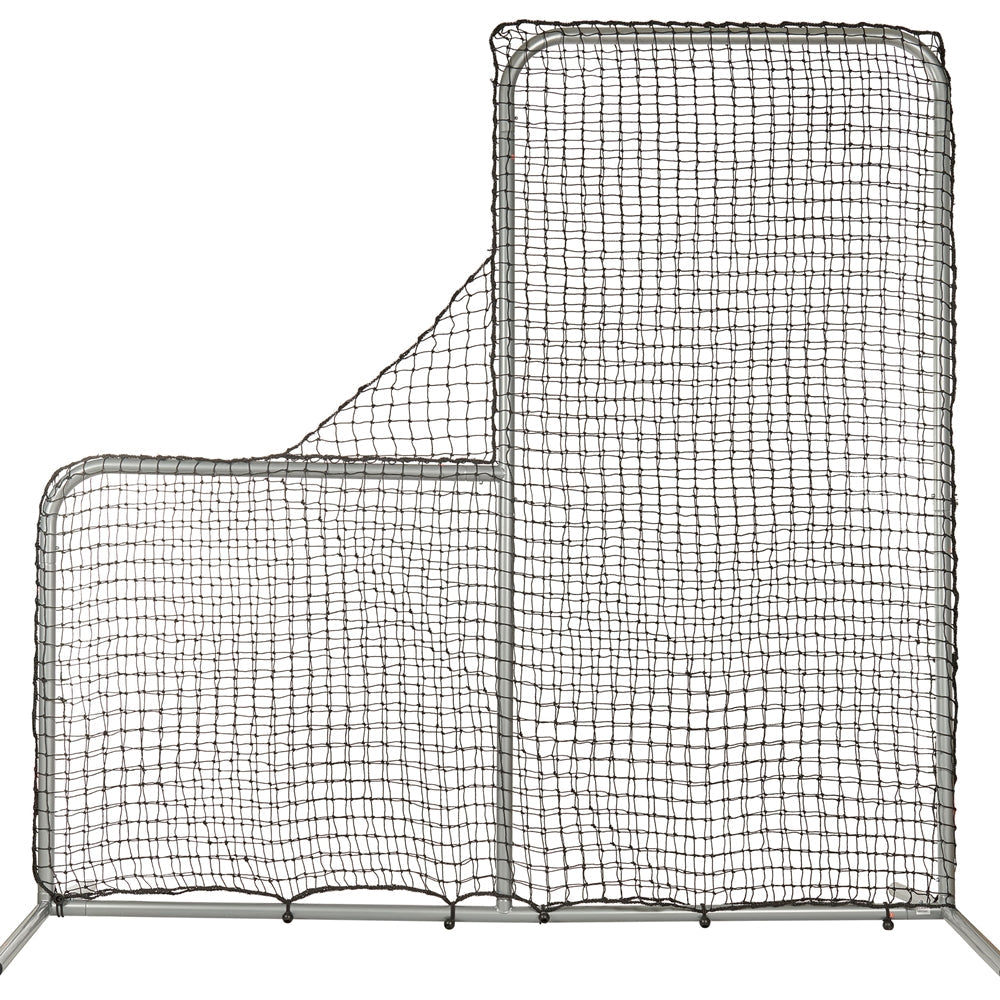 PITCHER'S SAFETY L-SCREEN 7'X7' WITH 40" DROP | BASEBALL & SOFTBALL TRAINING SCREEN