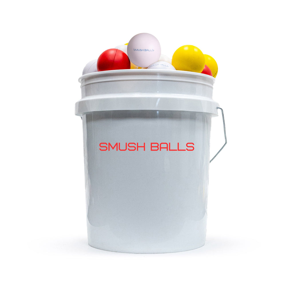 Smushballs Coaches Bucket Bundle – Limited-Flight Batting Practice Balls