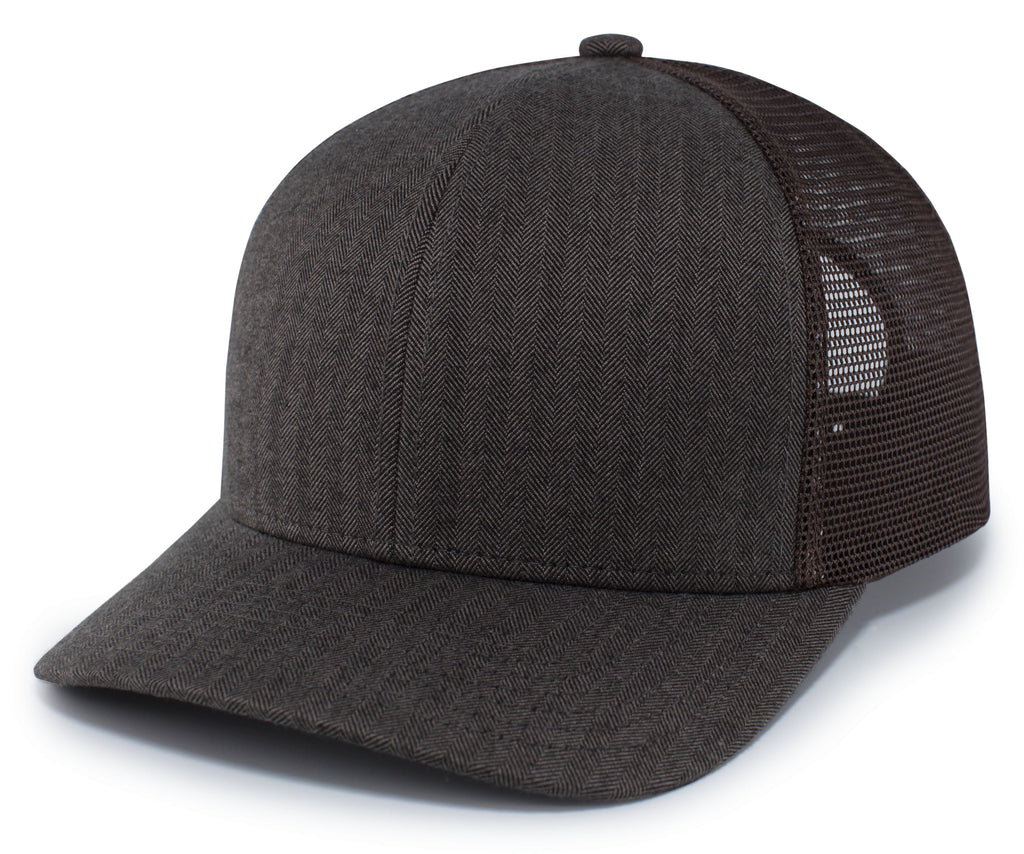 HERRINGBONE TRUCKER CAP - SNAPBACK