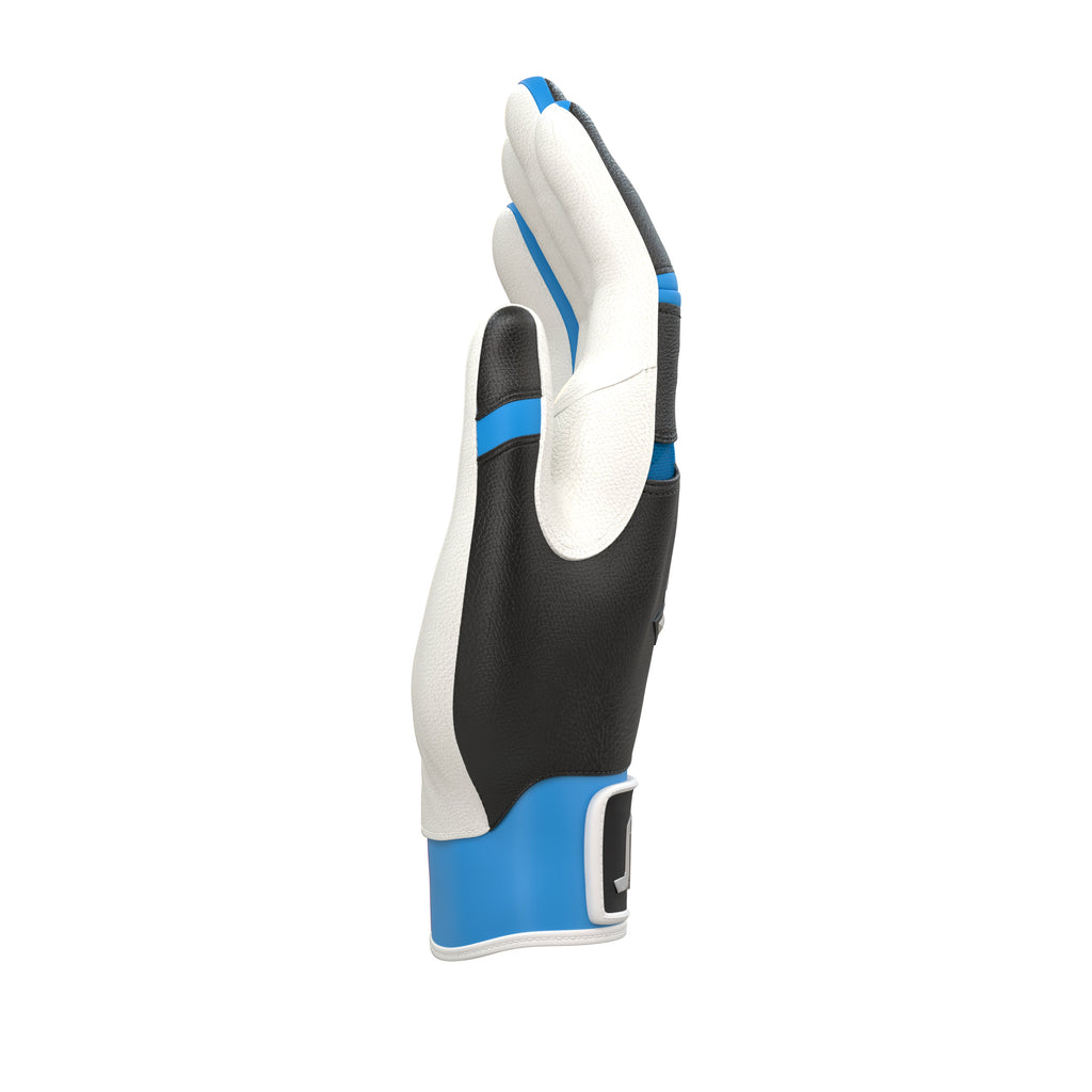 Jax Blue Raspberry Blast Pro Cuff Batting Gloves
