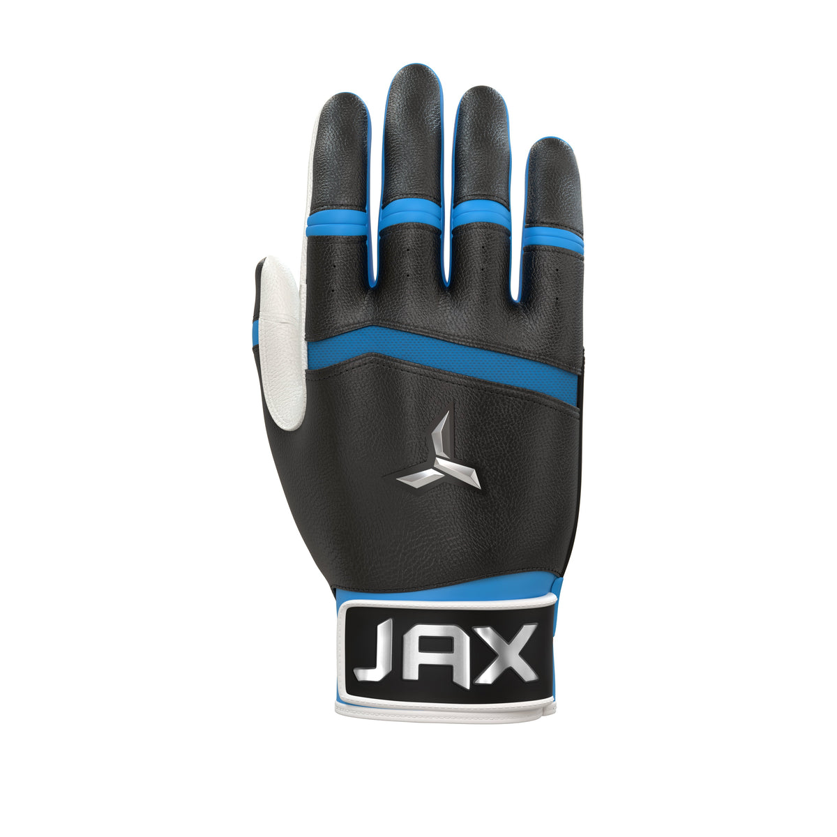 Jax Blue Raspberry Blast Pro Cuff Batting Gloves