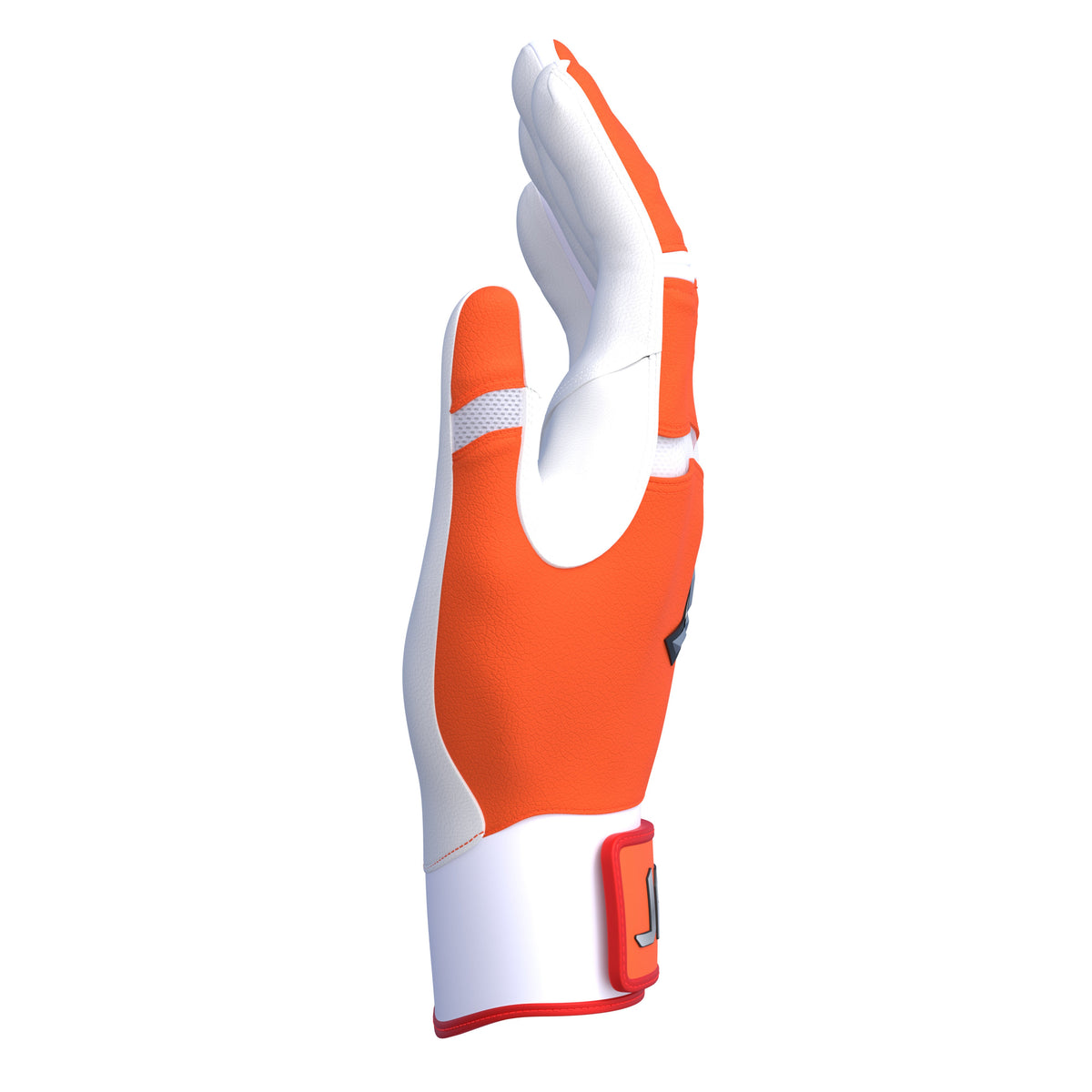 Jax On-Deck Orange Pro Cuff Batting Gloves