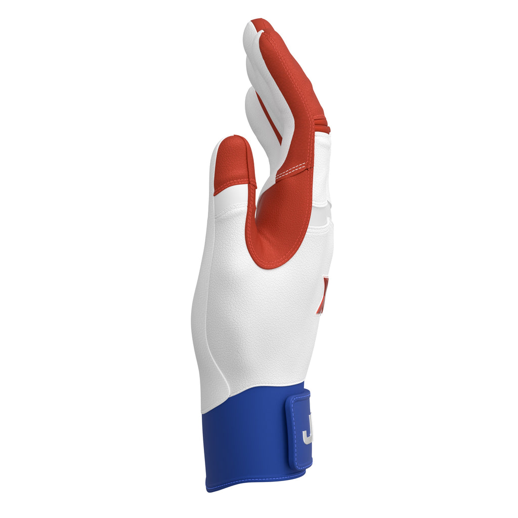 Jax USA Pop Pro Cuff Batting Gloves with Carrying Bag