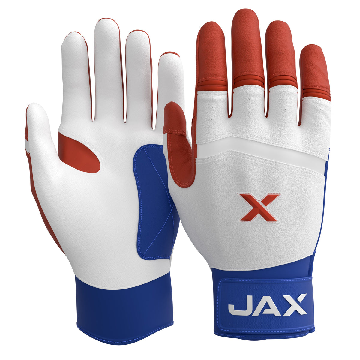 Jax USA Pop Pro Cuff Batting Gloves with Carrying Bag