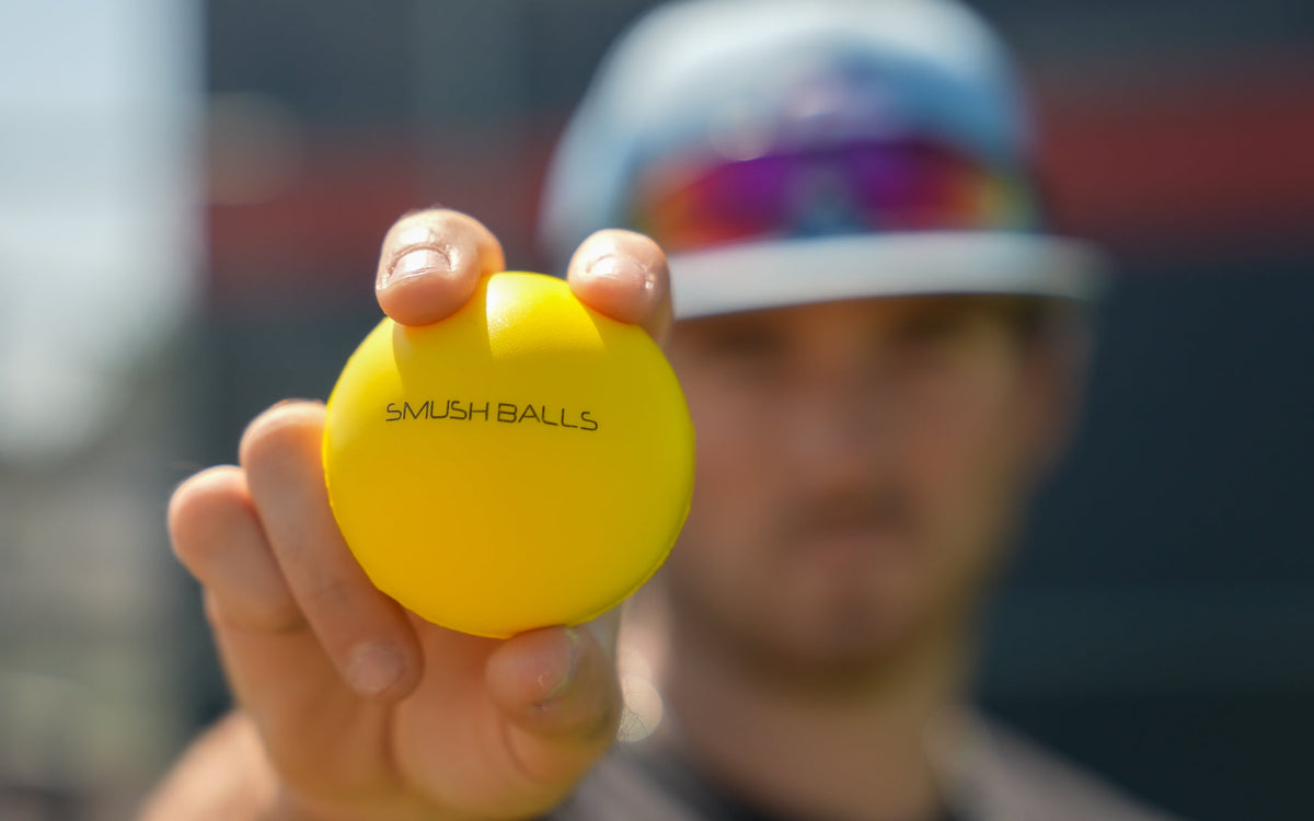 Yellow Smushballs – High-Visibility Softball Training Balls
