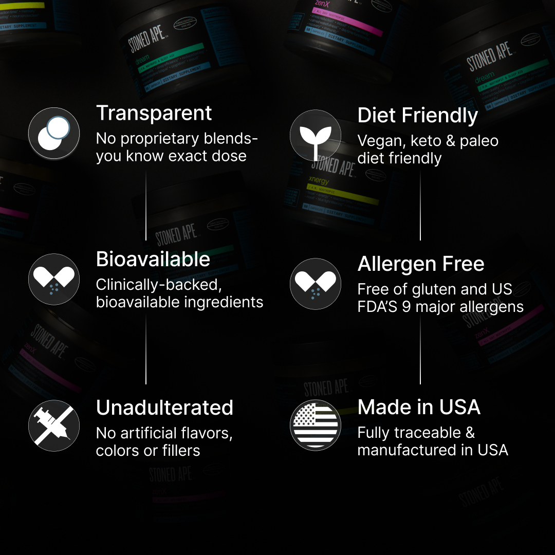Xnergy: A.M. Nootropic for Calm Energy, Focus & Motivation