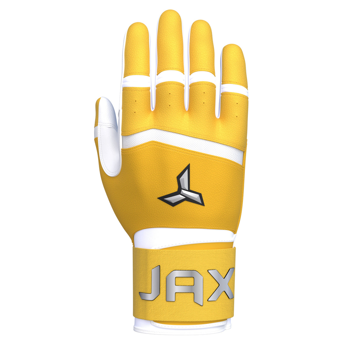 Jax Lead Off Lemon Strap Cuff Batting Gloves