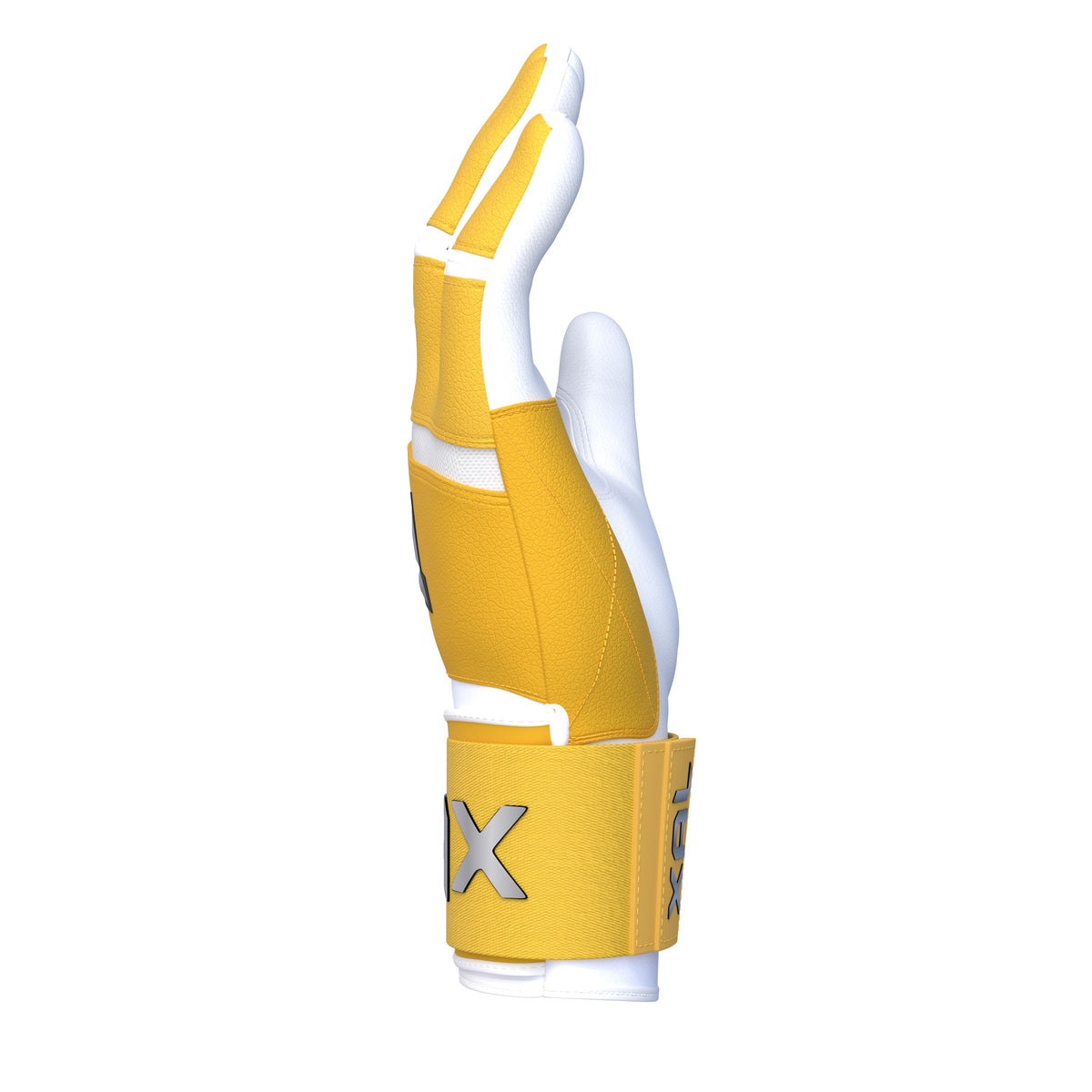 Jax Lead Off Lemon Strap Cuff Batting Gloves
