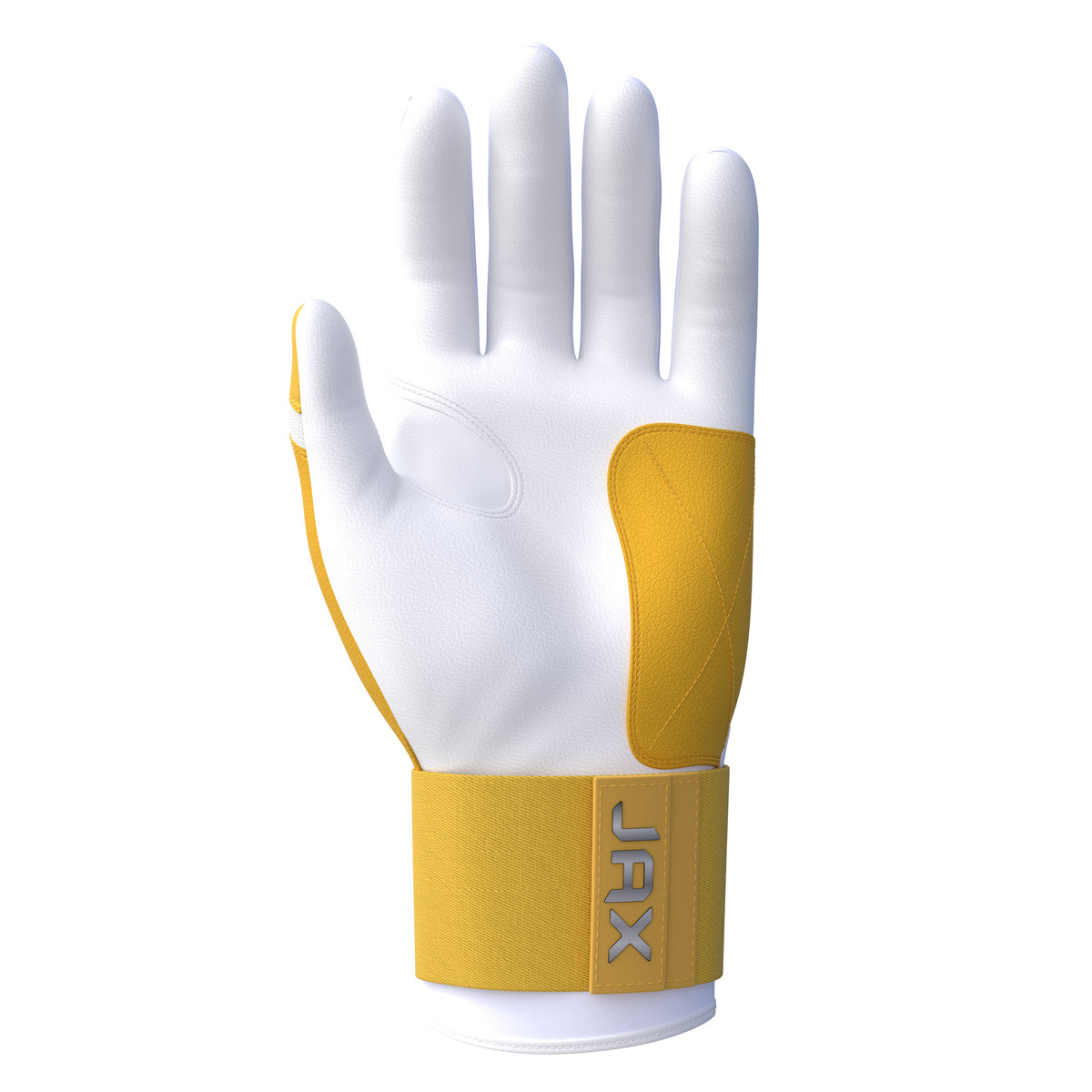 Jax Lead Off Lemon Strap Cuff Batting Gloves