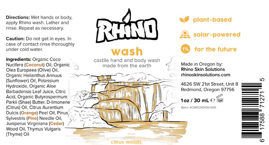 All Natural Castile Body Wash