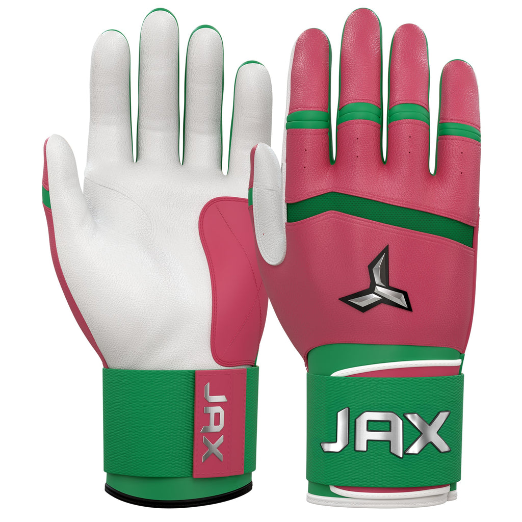 Jax Walk Off Watermelon Strap Cuff Batting Gloves