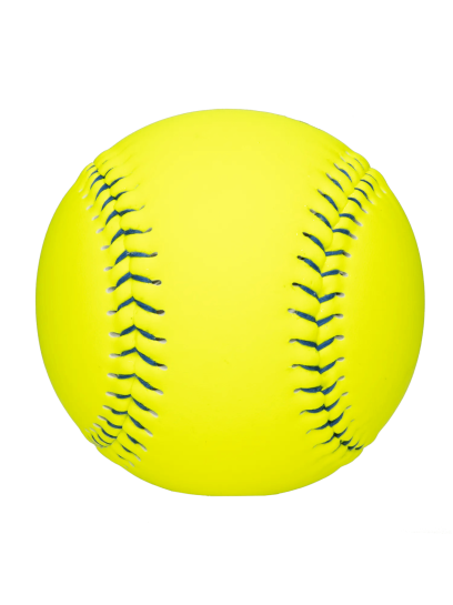 ISPS Stamped Dudley ZN HARD CORE BLUE LABEL 12 inch Softball - Yellow Composite Leather with Micro Cell Technology - ISPS Approved (Sold in Dozens)