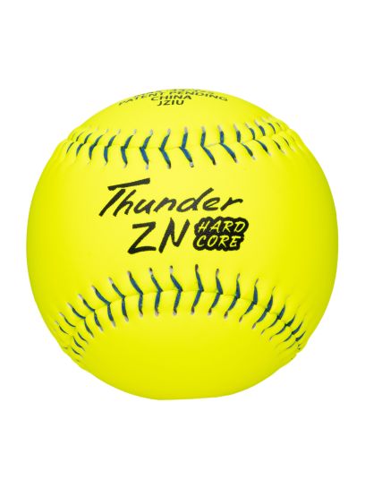 ISPS Stamped Dudley ZN HARD CORE BLUE LABEL 12 inch Softball - Yellow Composite Leather with Micro Cell Technology - ISPS Approved (Sold in Dozens)