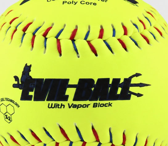 12 inch EVIL BALL Vapor Block and branding close up illustration