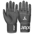 Jax Cool Grey Strap Cuff Batting Gloves