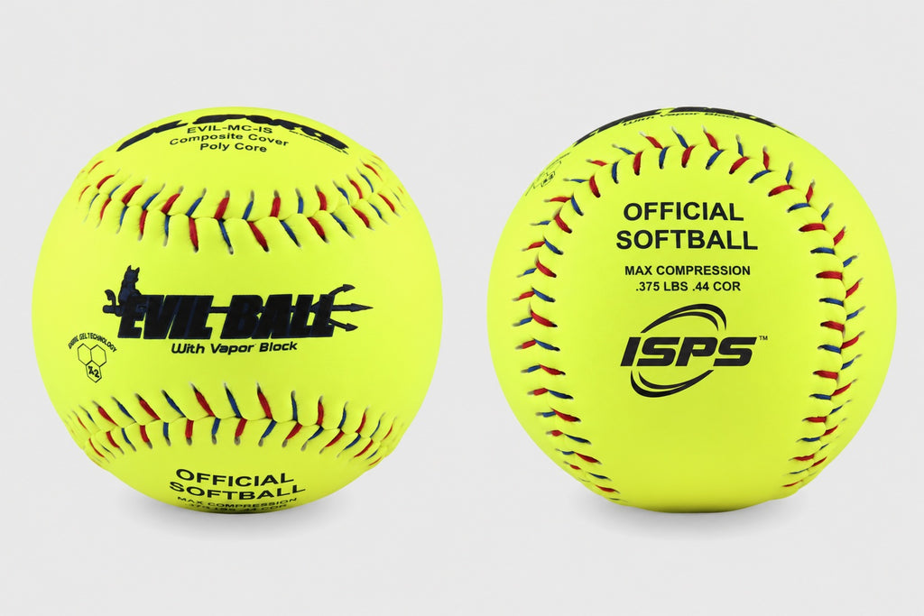 ISPS x EVIL BALL campaign product render of 12 inch model, supplied for branding illustration only